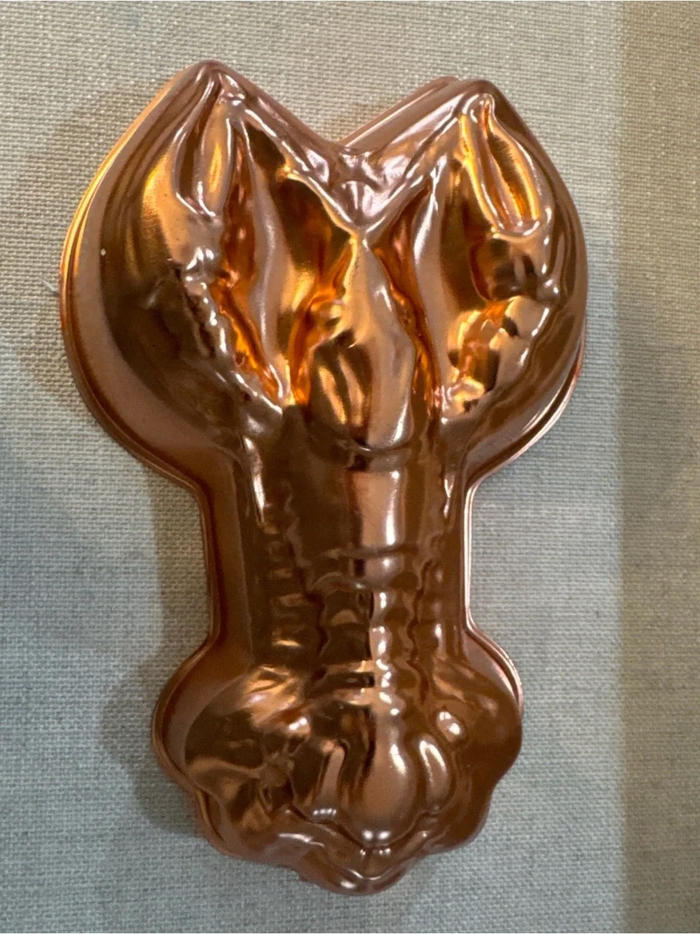 Vintage Copper Fish & Lobster Wall  Kitchen Decor Cake Baking Jello Molds